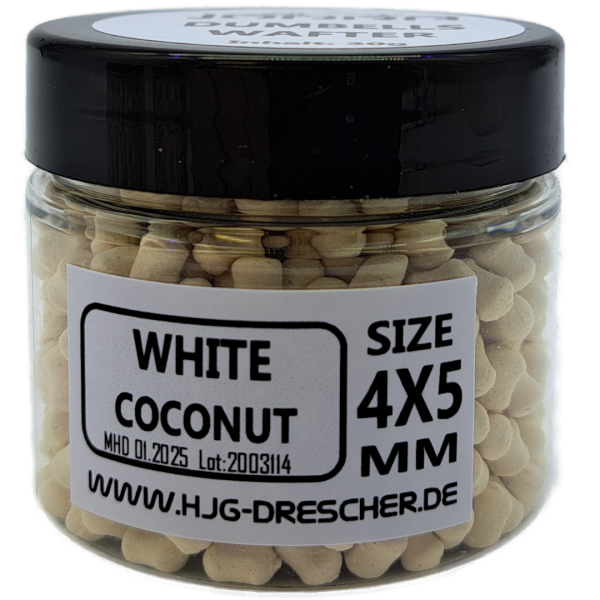 Dumbell Wafter 4 x 5 mm WHITE COCONUT 2.0